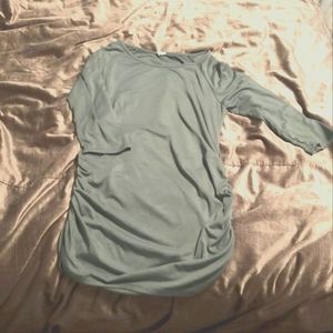 Maternity quarter sleeve shirt